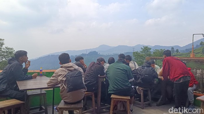 Satpol PP menunda penertiban lapak di kawasan Puncak, Kabupaten Bogor. Pedagang berharap agar penundaan itu dilakukan selamanya alias dibatalkan. (Rizky AM/detikcom)