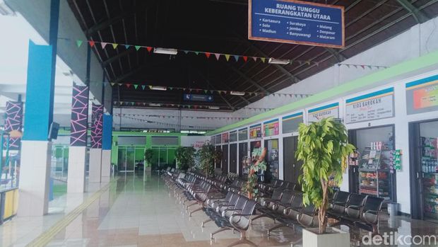 Suasana di Terminal Ir Soekarno, Klaten, Jumat (13/10/2023) siang.