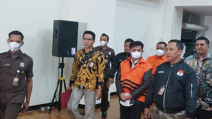 Syahrul Yasin Limpo ditahan KPK (Yogi/detikcom)