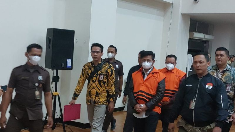 Syahrul Yasin Limpo ditahan KPK (Yogi/detikcom)