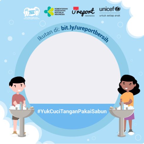 Twibbon Hari Cuci Tangan Pakai Sabun Sedunia 2023