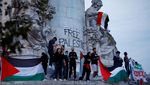 Unjuk Rasa Warga di Prancis Dukung Kemerdekaan Palestina