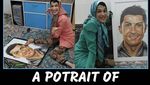 5 Potret Pelukis Perempuan Fatima Hamami yang Melukis dengan Kaki