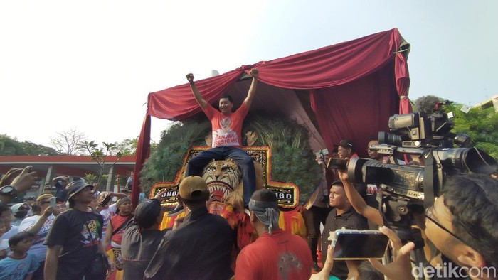 Acara Pangguna Ganjar oleh Network for Ganjar President (Tina/detikcom)
