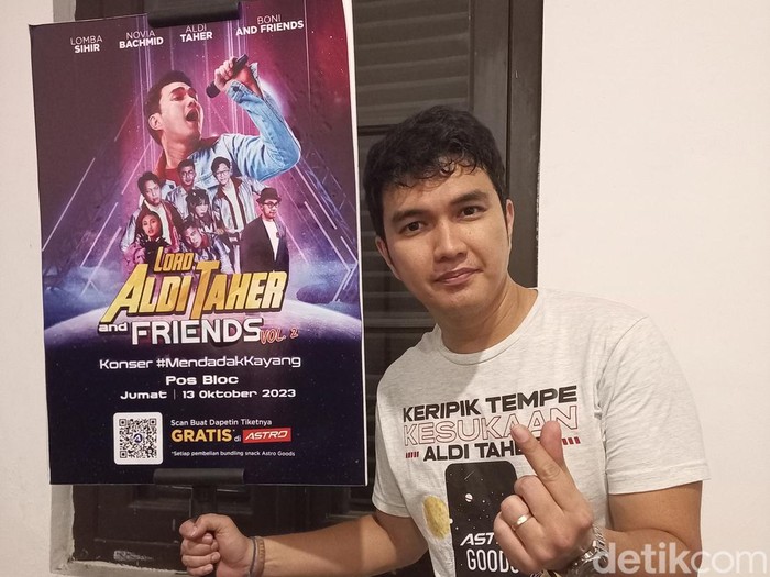 Aldi Taher menggelar konser kedua kalinya.
