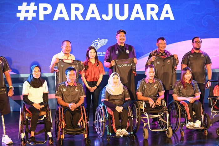 Seragam baru kontingen Indonesia yang akan tampil di Asian Para Games 2023