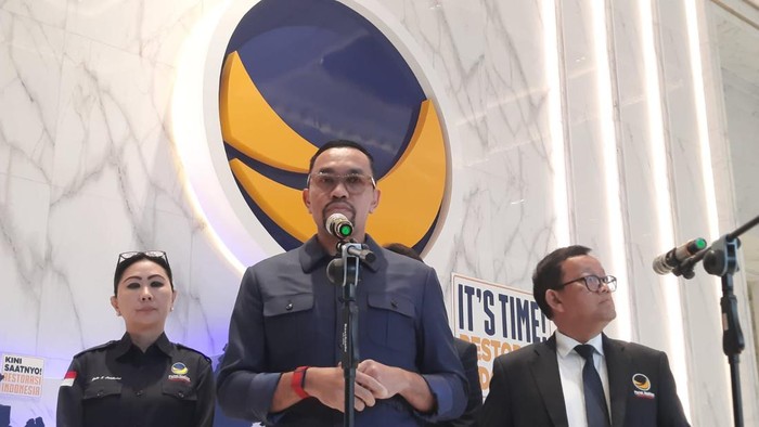 Bendum NasDem Ahmad Sahroni (Annisa/detikcom)