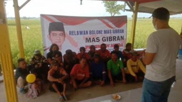 Bolone Mas Gibran sosialisasi di 9 titik.