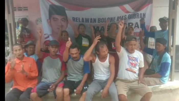 Bolone Mas Gibran sosialisasi di 9 titik.