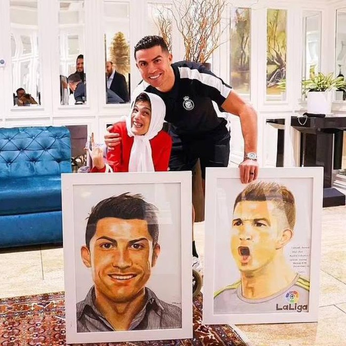Christiano Ronaldo dan Fatima Hamami