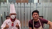 Rayakan ulang tahun sang putri yaitu Alleia, Ariel merayakannya di restoran khas Jepang dengan beberapa kerabat terdekat. Foto: Instagram/Pool
