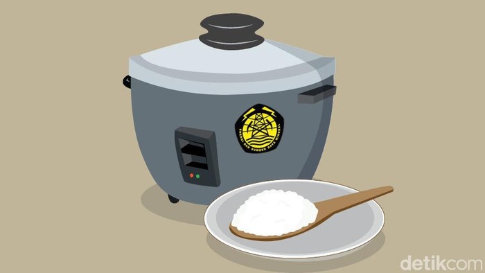 Infografis 6 syarat penerima rice cooker gratis