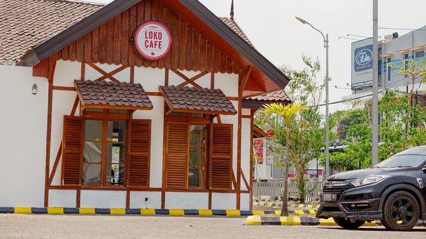 Kafe estetik di Stasiun Garut