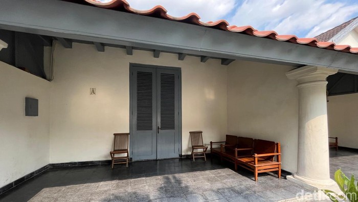 Rumah khusus tamu Belanda di Museum Benteng Vredeburgh Jogja. Ruang tamu ini kini digunakan sebagai ruang laktasi dan RBI. Foto diambil Rabu (4/10/2023).