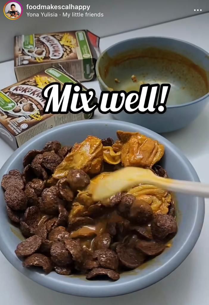 Cara makan sereal nyeleneh pakai kuah kari