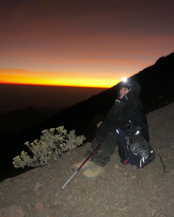 Tatjana Saphira Naik Gunung Rinjani Tatjana Saphira Naik Gunung Rinjani