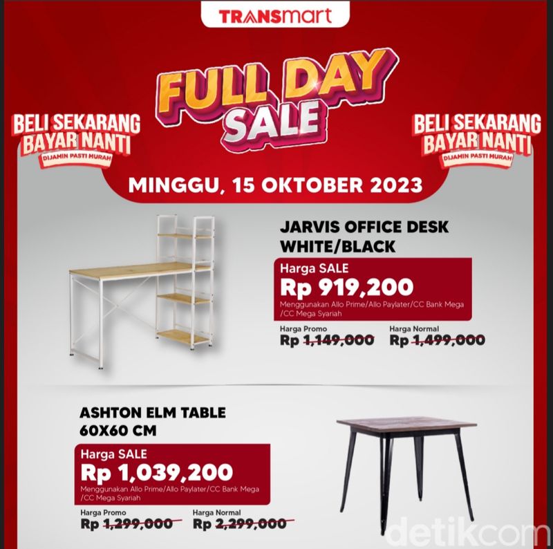 Transmart Full Day Sale-Meja