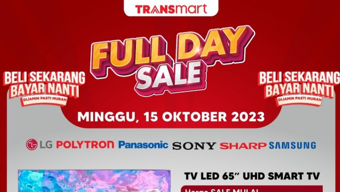 Transmart Full Day Sale- TV LED banjir diskon