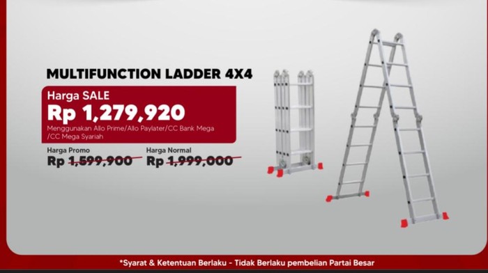 Transnart full day sale-tangga multifungsi