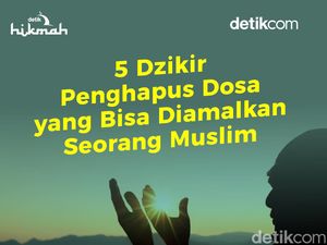 Infografis: 5 Dzikir Penghapus Dosa, Yuk Amalkan!