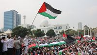 Aksi Bela Palestina Di Masjid Agung Al-Azhar Jakarta