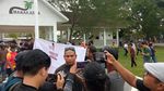 Aksi Relawan di Mamuju Deklarasi Dukung Gibran Cawapres