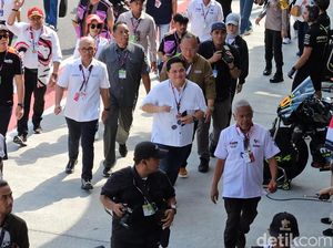 Erick Thohir & Sandiaga Buka MotoGP Mandalika 2023, Ganjar di Tribune