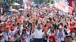 Potret Lautan Pendukung Ganjar di Pademangan Jakut