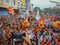 Potret Lautan Pendukung Ganjar di Pademangan Jakut