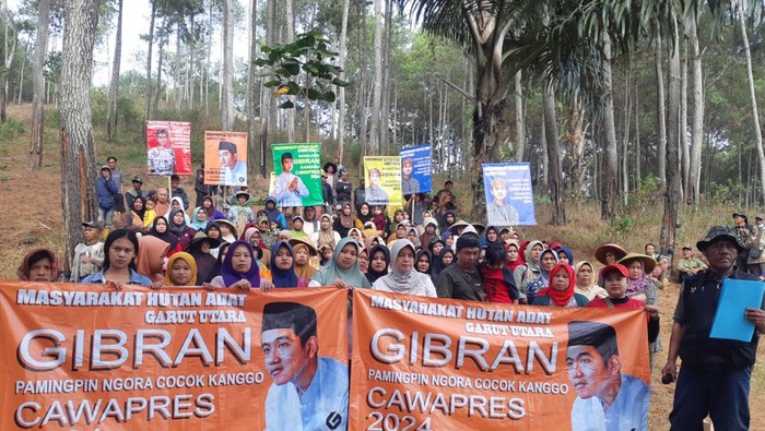 Ratusan petani di Garut dukung Gibran Rakabuming jadi cawapres (dok. Ist)