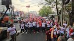 Ribuan Relawan Ganjar Menyemut di Lapangan Multiguna Bekasi