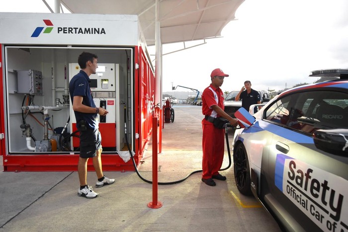 SPBU Modular Dioperasikan di Pertamina Grand Prix of Indonesia 2023