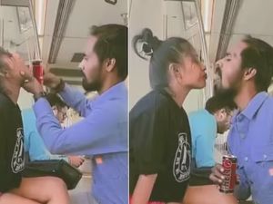5 Aksi Bucin Saling Suap Makanan Pakai Mulut, Bikin Auto Mual!