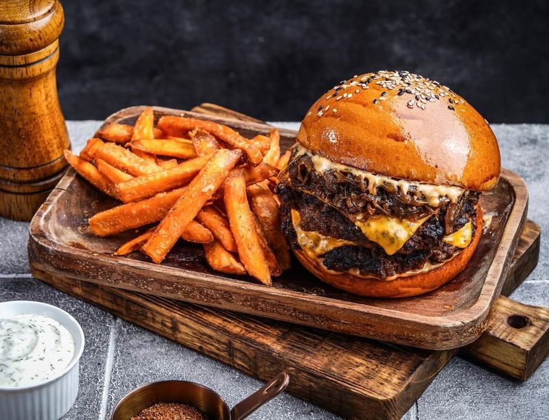 Burger hits di Jakarta Selatan