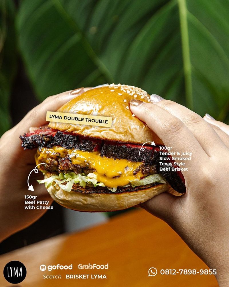 Burger hits di Jakarta Selatan