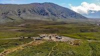 Kawasan Gunung Bromo ditumbuhi vegetasi sehingga tampak hijau setelah terbakar pada Rabu (6/9/2023) dan padam pada Kamis (14/9/2023).  