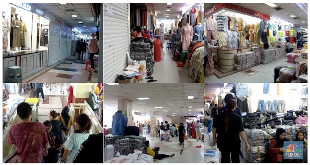 Kondisi Tanah Abang pasca Tiktok Shop tutup