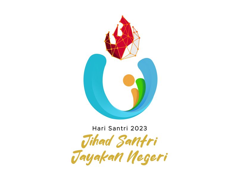 Logo Hari Santri 2023. (Dok. Kemenag)