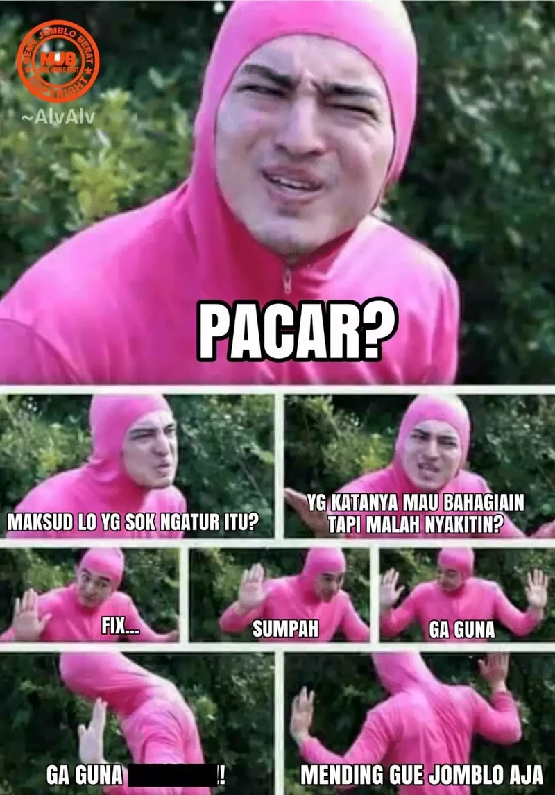 Kalau kamu seorang jomblo, jangan sedih. Selama kamu happy, enjoy kehidupan aja lagi!