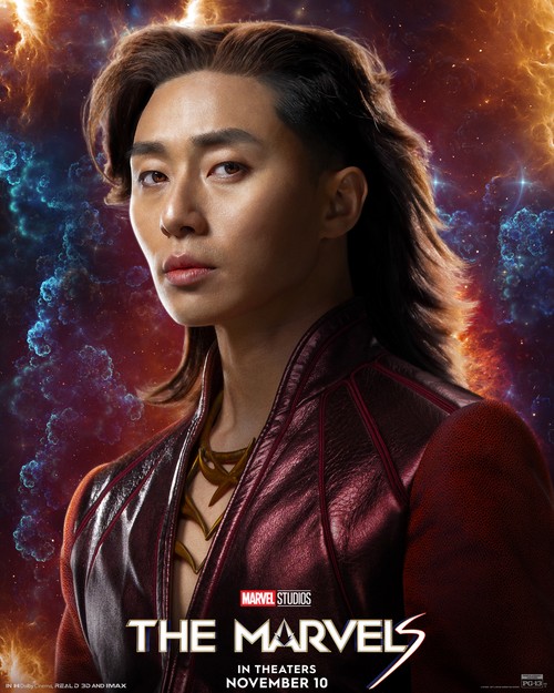 Poster Park Seo Joon buat The Marvels.