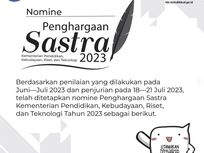Penghargaan Sastra 2023