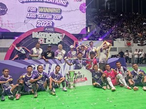 Tim Futsal SMAN 8 Makassar Sukses Menjuarai AXIS Nation Cup 2023