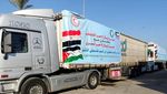 Truk Bantuan untuk Warga Gaza Tertahan di Perbatasan Rafah