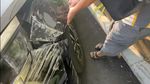 Penampakan Kondisi Mobil Baim Wong Usai Menabrak Tembok Gedung Parkir