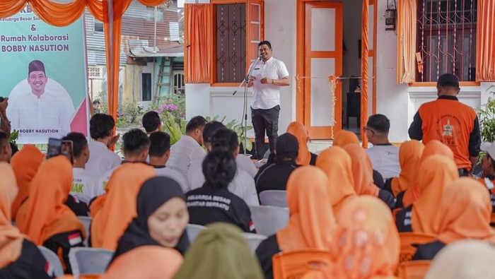 Bobby Nasution meresmikan posko RKBN di Pematang Siantar (Foto: Istimewa)