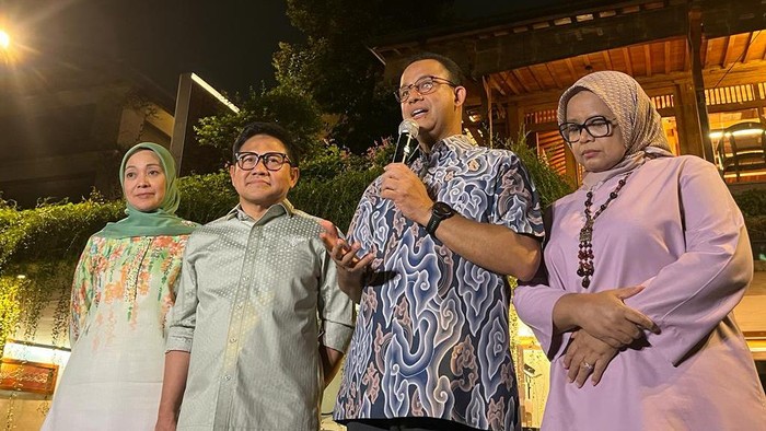 Cak Imin berkunjung ke rumah Anies (Anggi/detikcom)