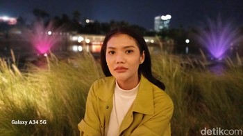 Objek tampil detail dengan latar belakang buram. Foto: Adi Fida Rahman/detikINET