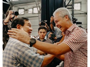 Head to Head Survei Indikator: Prabowo Unggul 13,7% Versus Ganjar