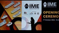 IME adalah acara perdagangan maritim yang melayani komunitas industri di Indonesia, menampilkan 130 peserta pameran internasional, tiga paviliun resmi dan sekitar 5.000 peserta yang diperkirakan akan menghadiri acara tersebut. 