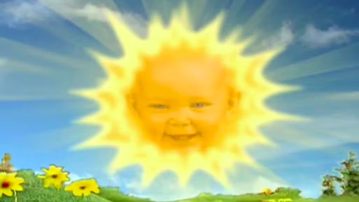 Jess Smith Sebagai Bayi Matahari Teletubbies